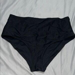 Black High-Waisted Bikini Bottoms